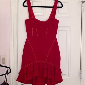 BRAND NWT jonathan simkhai pink fitted mini dress